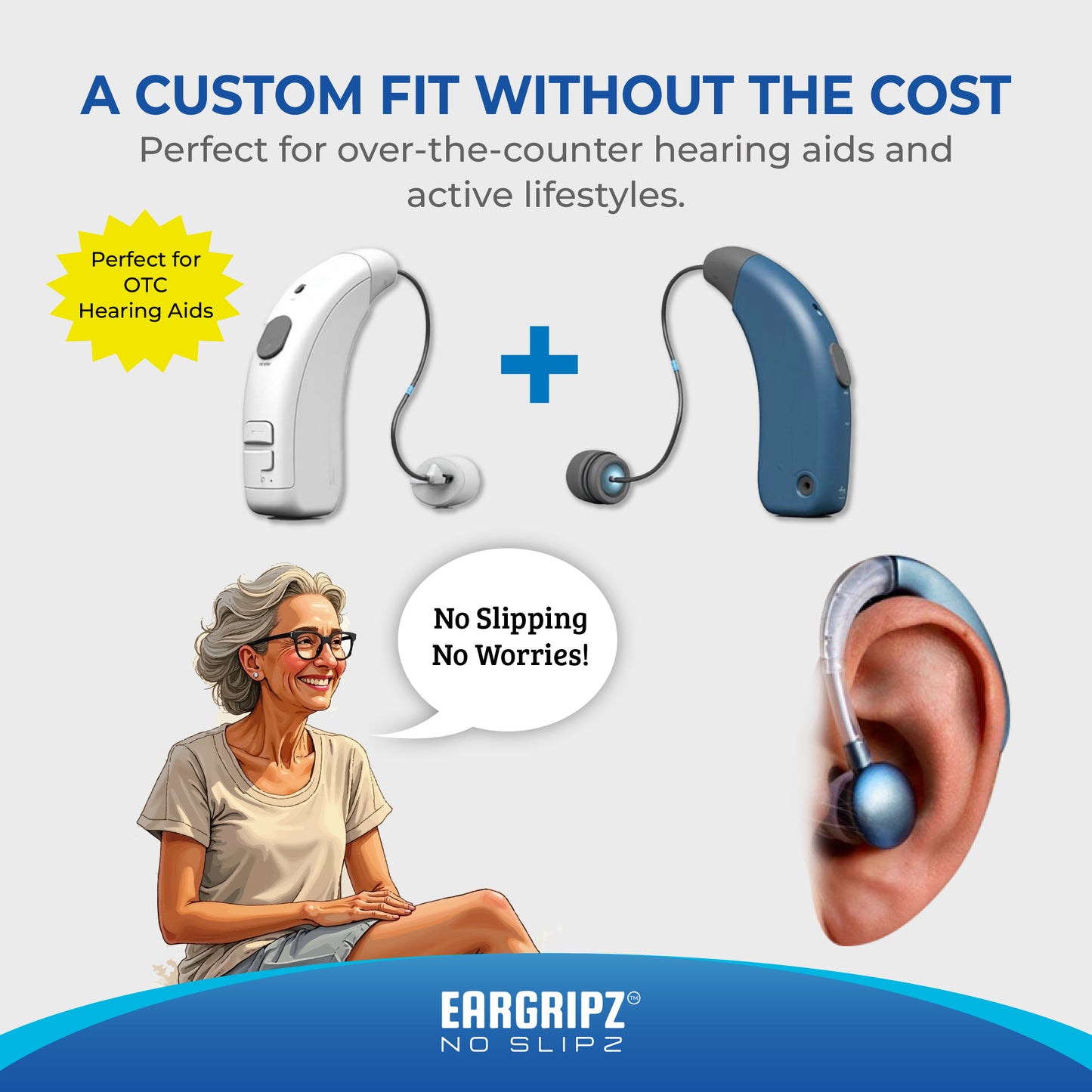 EarGripz Hearing Aid Grips (60-Pack)