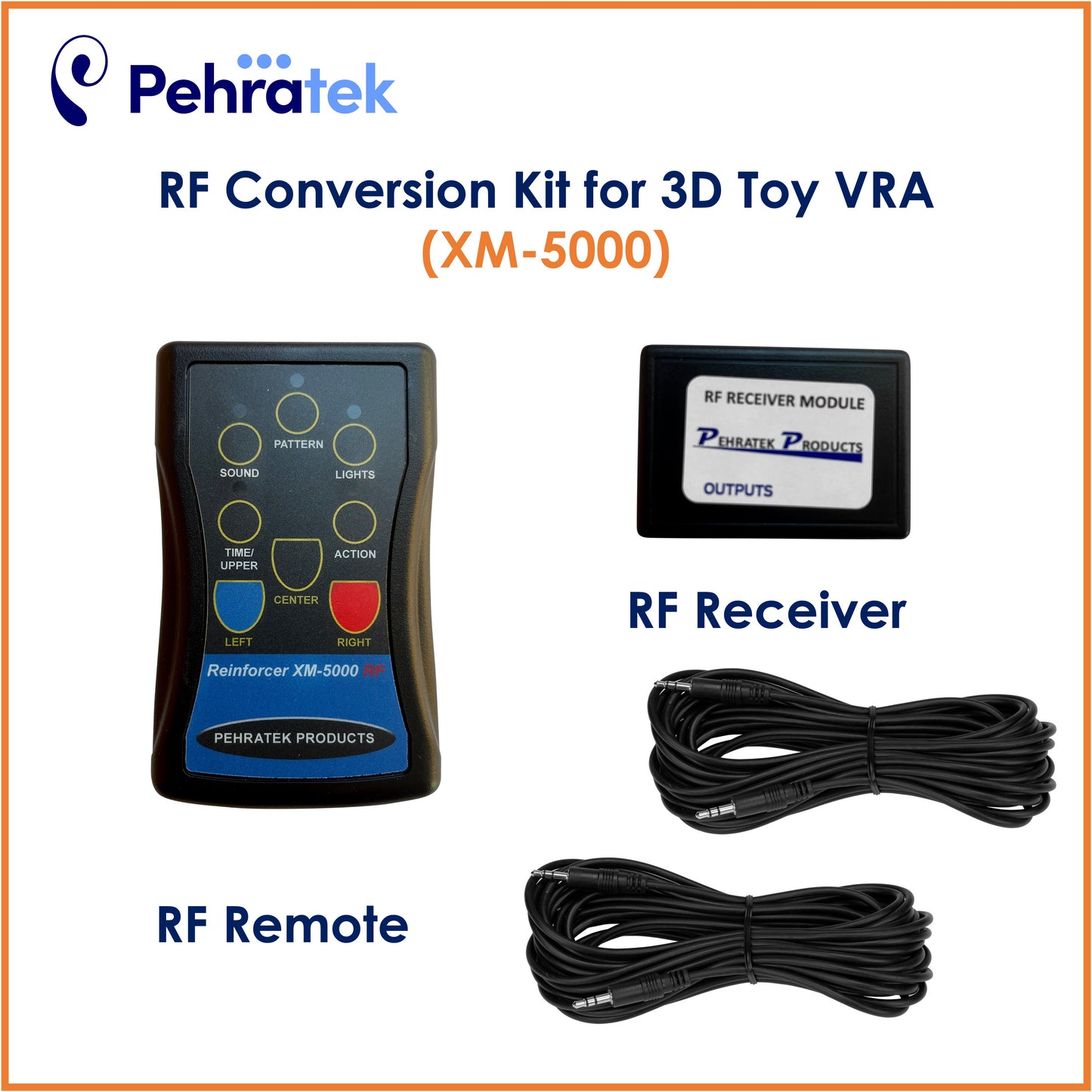 Radio Frequency (RF) Conversion Kit: for 3D Toy VRA (Radio Frequency Remote + Receiver)