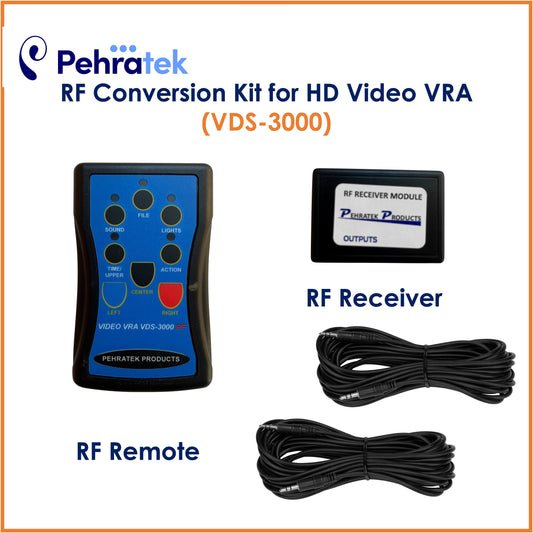 Radio Frequency (RF) Conversion Kit: for HD Video VRA (Radio Frequency Remote + Receiver)