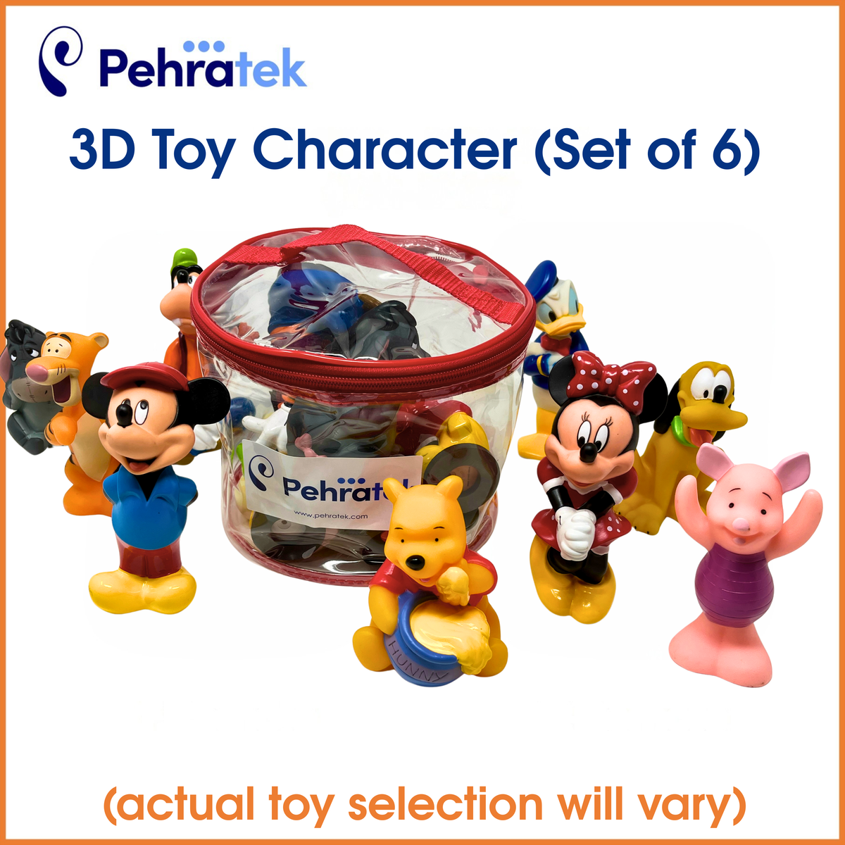 3D Toy Character Set (2 or 6)