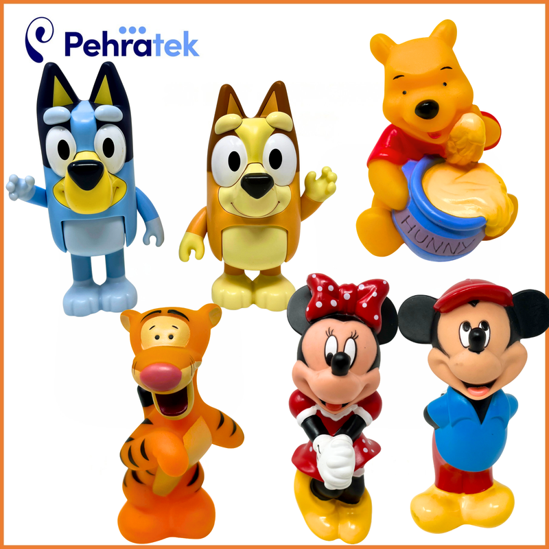 3D Toy Character Set (2 or 6)