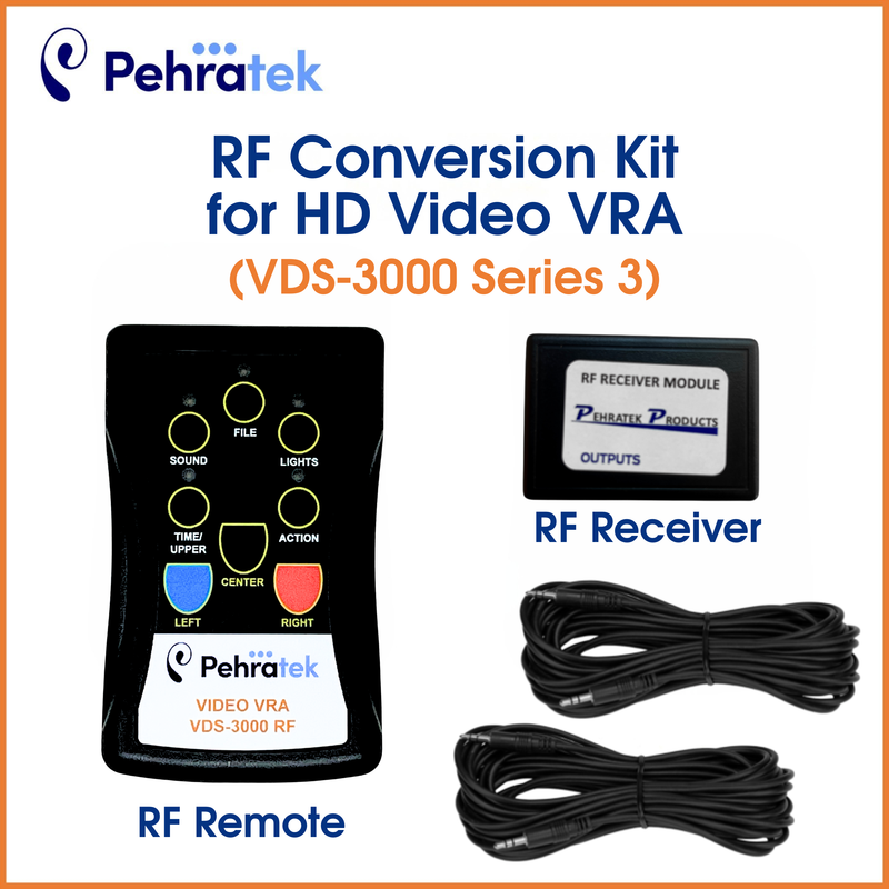 Radio Frequency (RF) Conversion Kit: for HD Video VRA (Radio Frequency Remote + Receiver)