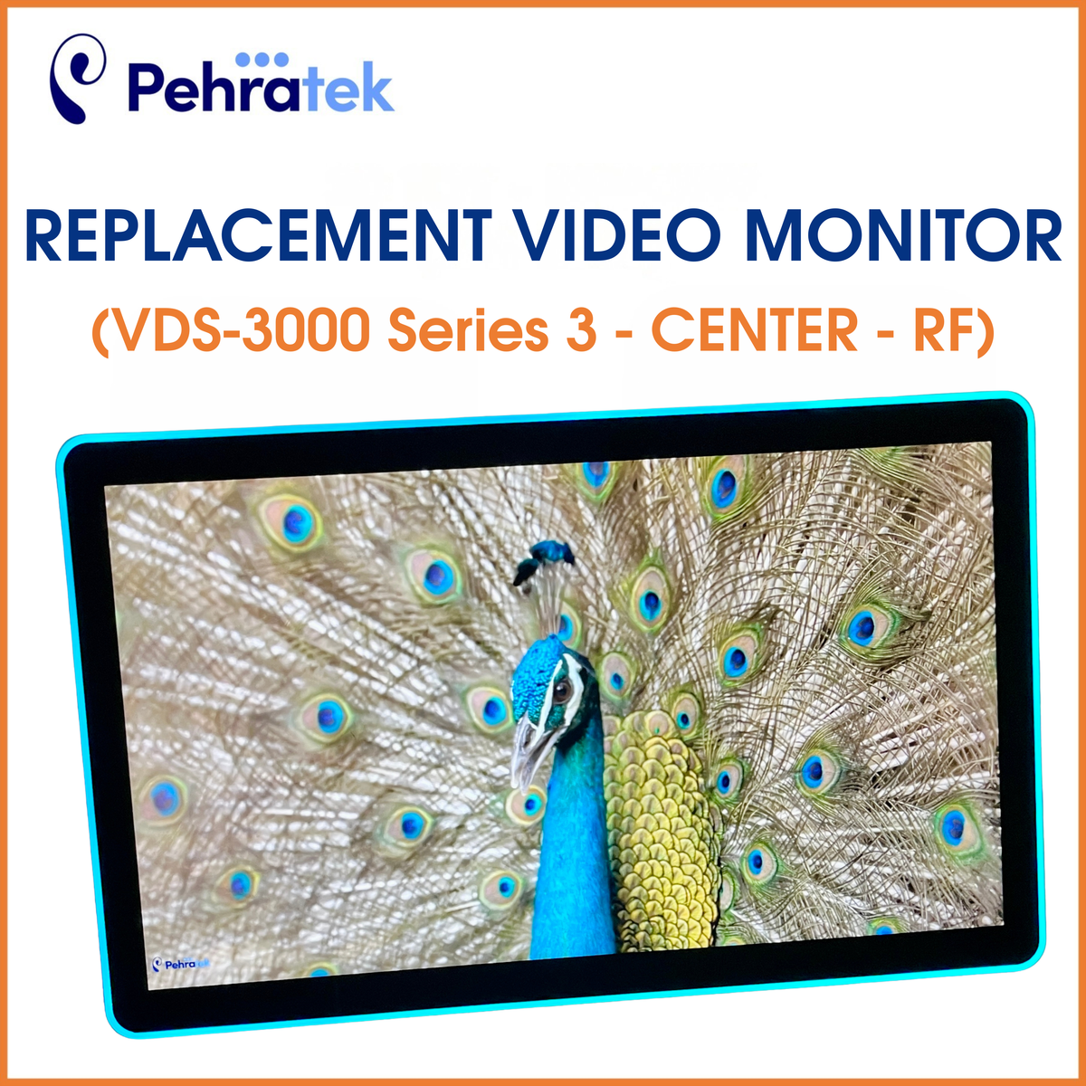 Replacement HD Video Monitor for VDS-3000 (Left, Center, or Right)