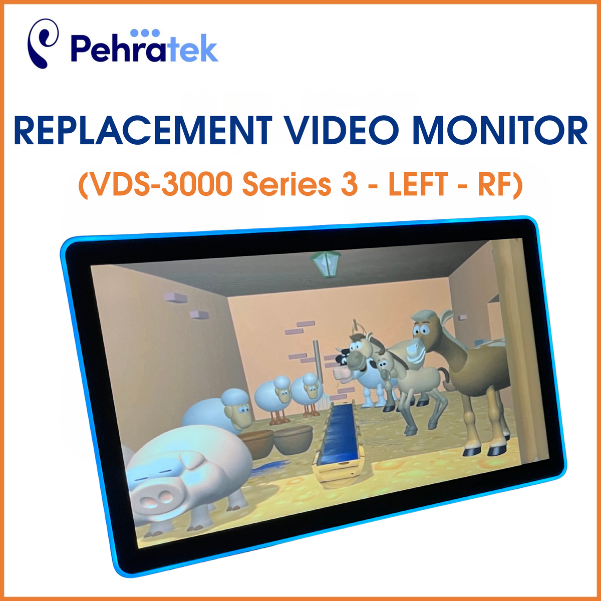 Replacement HD Video Monitor for VDS-3000 (Left, Center, or Right)