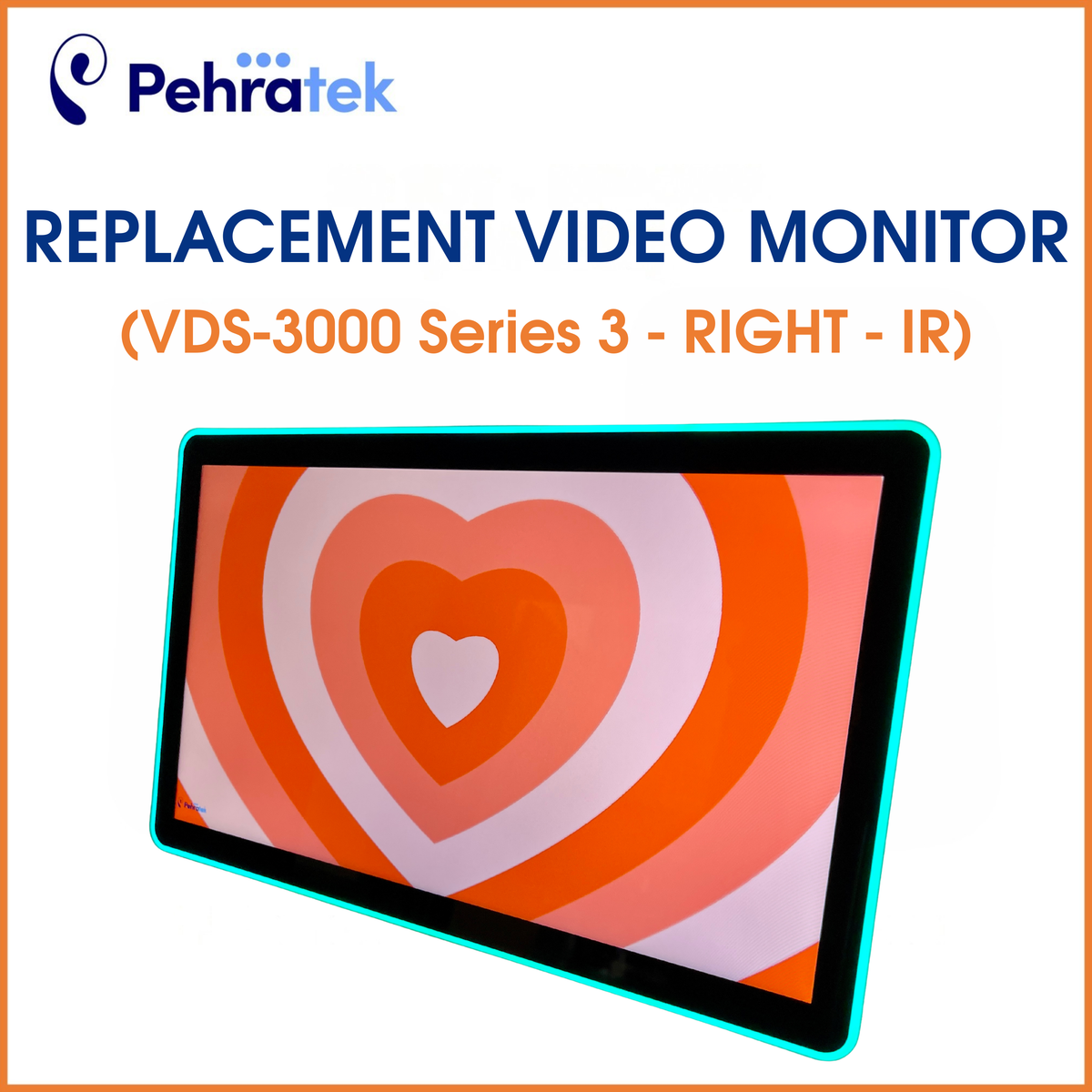 Replacement HD Video Monitor for VDS-3000 (Left, Center, or Right)