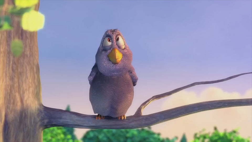 Cartoon Bird - repeating
